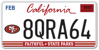 49ers plate image